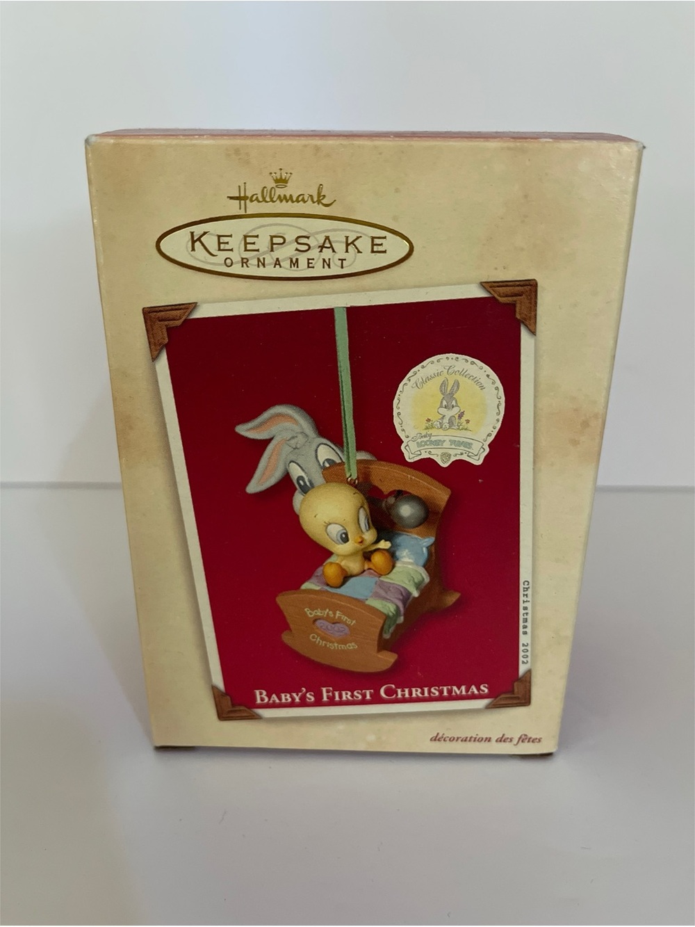 Hallmark Looney Tunes Baby’s First Christmas 2002 Ornament
